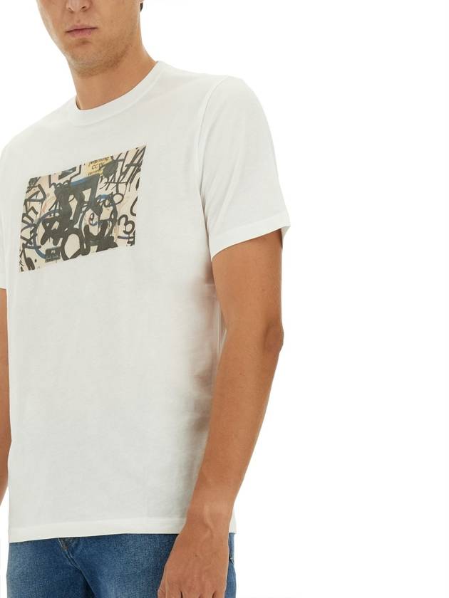 T-SHIRT WITH PRINT - PAUL SMITH - BALAAN 3