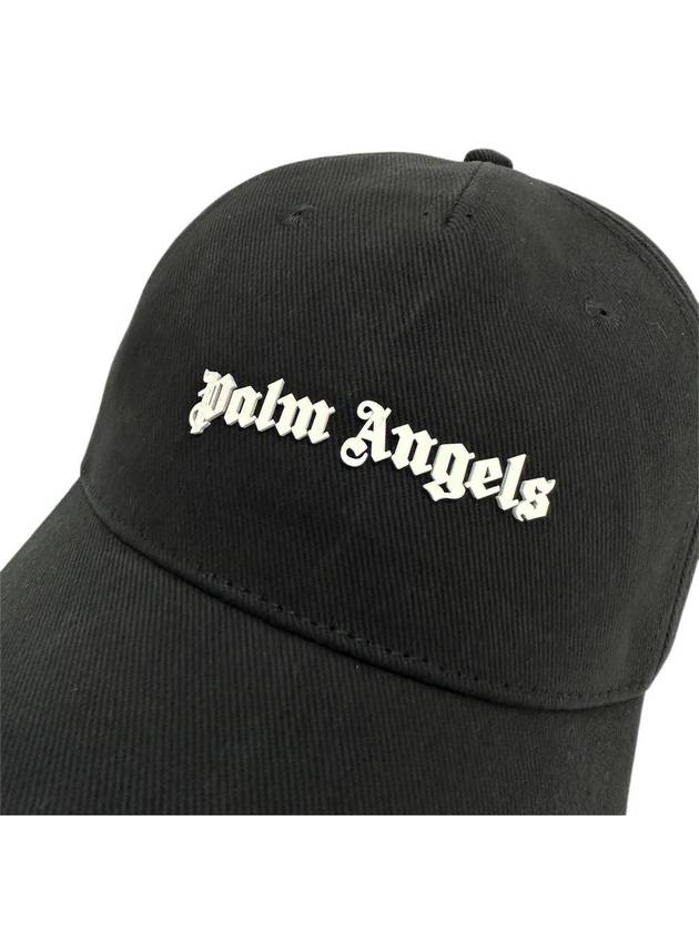 Classic Logo Ball Cap Black - PALM ANGELS - BALAAN 3