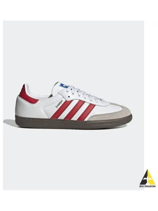 Samba OG Low Top Sneakers Red White - ADIDAS - BALAAN 2