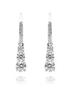 Stilla Attract Crystal Hoop Earrings Silver - SWAROVSKI - BALAAN 3