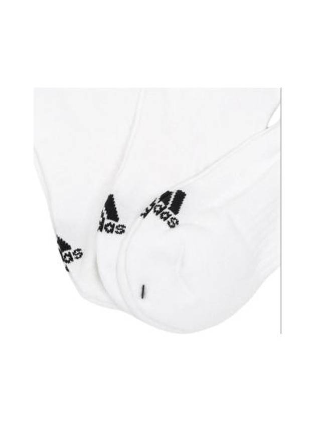 3S Cushion Mid Cut Socks 3 Pairs White - ADIDAS - BALAAN 3