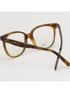 Glasses frame CL5010IN 053 horn rim leopard skin square overfit - CELINE - BALAAN 4