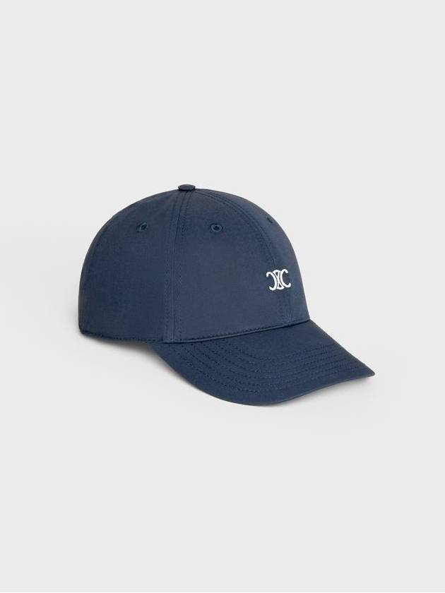 Eyewear Triomphe Embroidered Cotton Ball Cap Navy - CELINE - BALAAN 2