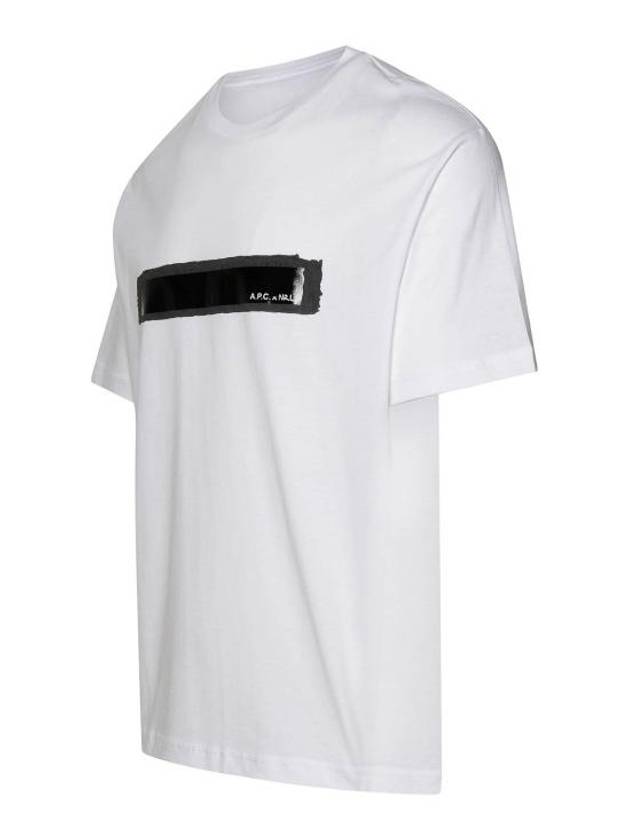 Jean Homme Short Sleeve T-shirt White - A.P.C. - BALAAN 4