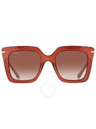 Eyewear Gradient Butterfly Sunglasses Brown - SALVATORE FERRAGAMO - BALAAN 2