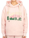 Mountain Logo Hoodie Rose Pink - MONCLER - BALAAN 2