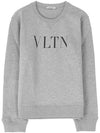 VLTN Sweatshirt Gray - VALENTINO - BALAAN 2