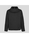 Goggles Polyamide Hooded Jacket Black - CP COMPANY - BALAAN 4