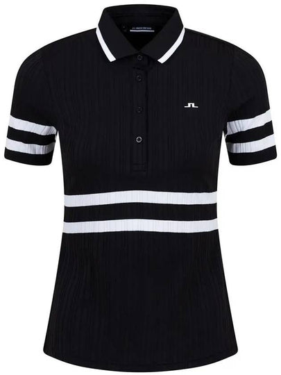 Women's Moira Polo Shirt Black - J.LINDEBERG - BALAAN 2