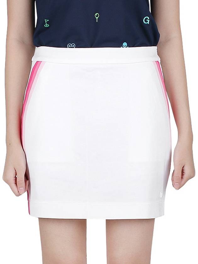 Women's Tux Stretch Twill Skirt Snow - G/FORE - BALAAN 3