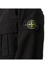 Wappen Patch Two Pocket Shirt Jacket Black - STONE ISLAND - BALAAN 5