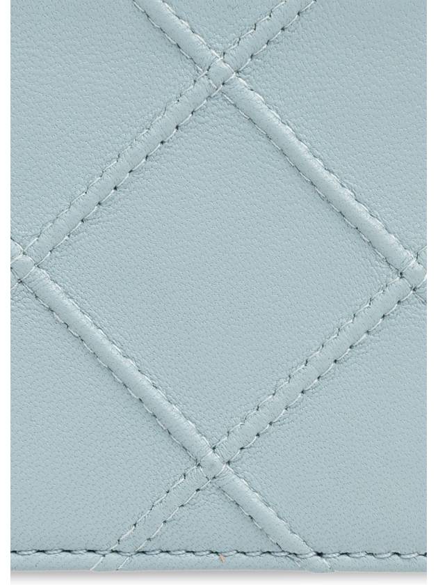 Tory Burch Fleming Card Case, Women's, Light Blue - TORY BURCH - BALAAN 5