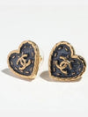 Heart CC Logo Blue Earrings 4ET0132 - CHANEL - BALAAN 4