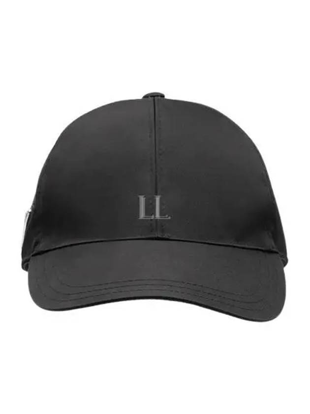 Triangle Logo Re Nylon Ball Cap Black - PRADA - BALAAN 2