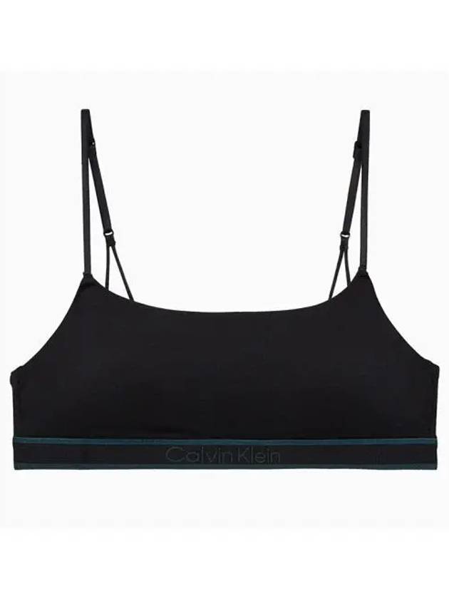 UNDERWEAR Women s Tonal Logo Cotton AF Lightly Lined Bralette QF7943ADUB1 - CALVIN KLEIN - BALAAN 1