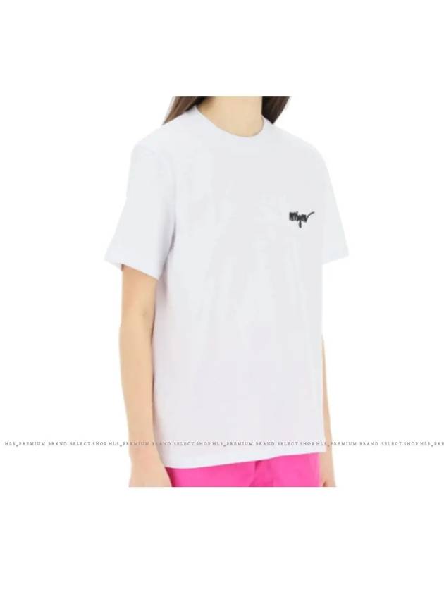 Logo optical t-shirt 2000MDM540 200002 - MSGM - BALAAN 3