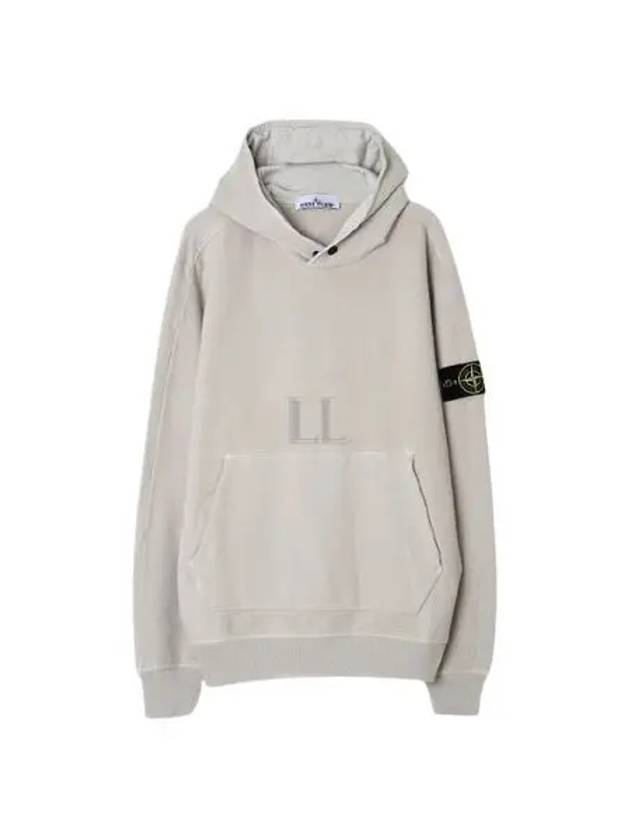 Compass Logo Patch Hoodie Ice - STONE ISLAND - BALAAN 2