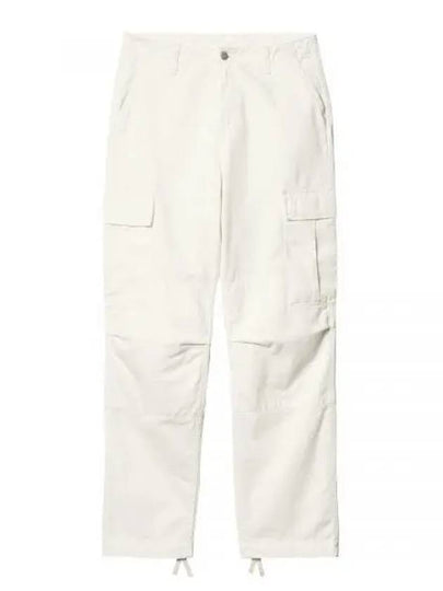 Moraga Twill Regular Cargo Straight Pants White - CARHARTT WIP - BALAAN 2