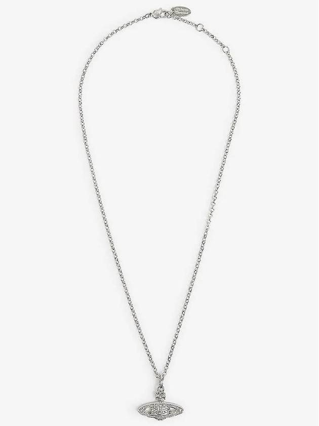 Mini Bas Relief Pendant Necklace Silver - VIVIENNE WESTWOOD - BALAAN 3