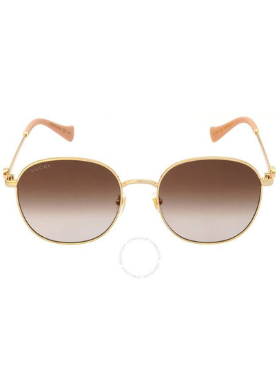 Eyewear Round Frame Sunglasses Brown - GUCCI - BALAAN 2