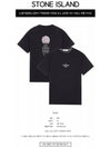 Men's Archibio Logo Short Sleeve T-Shirt Black - STONE ISLAND - BALAAN.