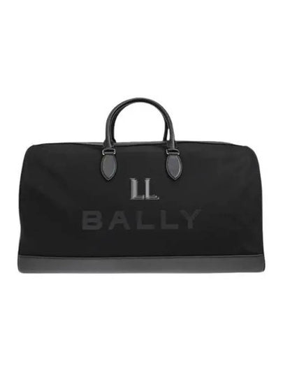 Logo Print Duffel Bag Black - BALLY - BALAAN 2