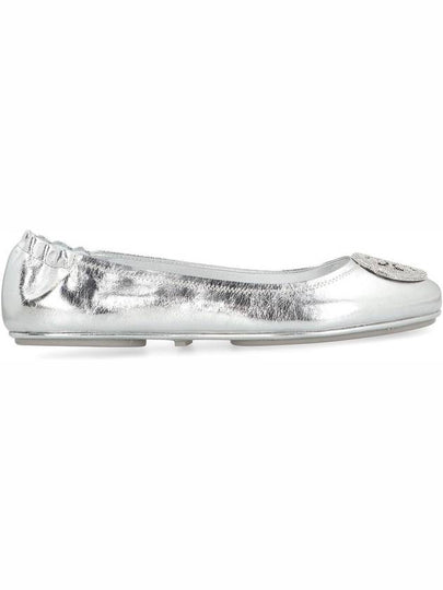 Tory Burch Minnie Travel Metallic Leather Ballet Flats - TORY BURCH - BALAAN 2