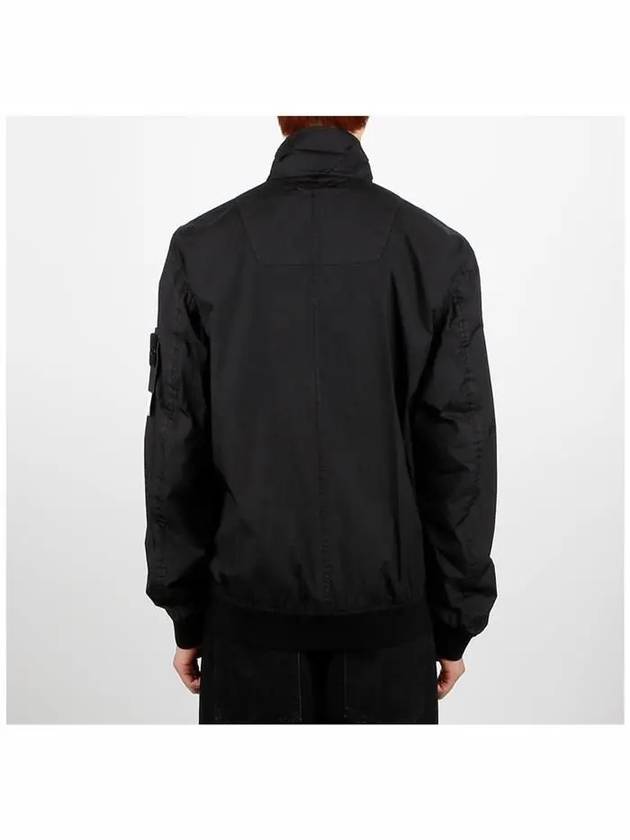 Garment Dyed Crinkle Reps R Nylon Jacket Black - STONE ISLAND - BALAAN 5