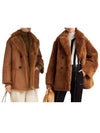 Slater Reversible Shearling Coat Brown - LORO PIANA - BALAAN 2