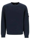 Brushed Emerized Diagonal Fleece Sweatshirt Navy - CP COMPANY - BALAAN 2