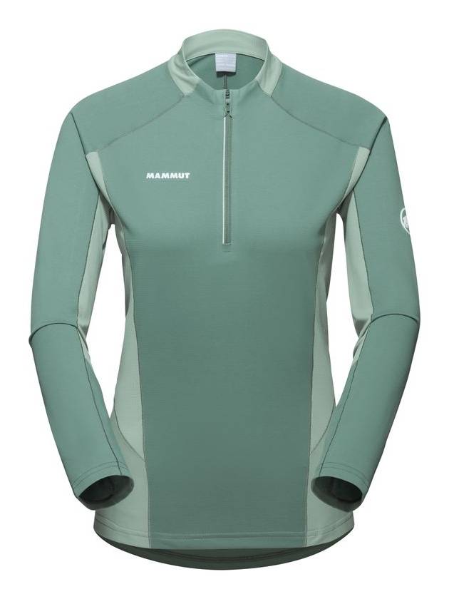 Aenergy FL ​​Half Zip-up Long Sleeve T-shirt Green - MAMMUT - BALAAN 2