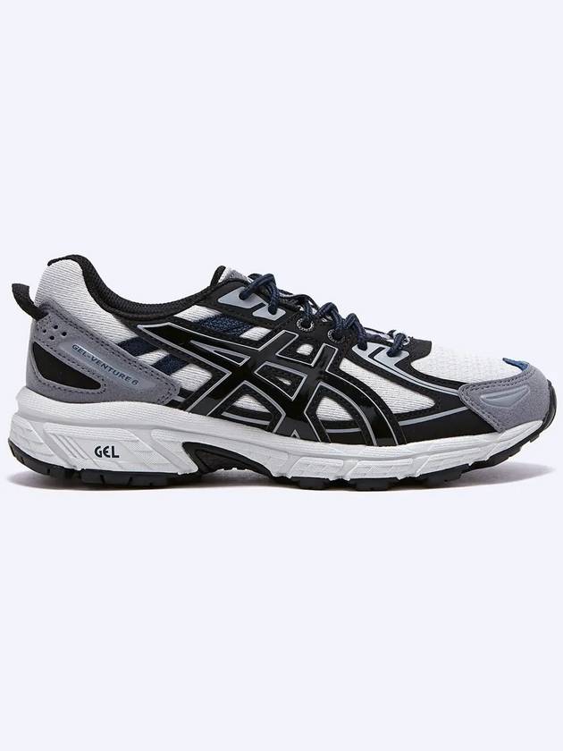 Gel Venture 6 Low Top Sneakers Gray Black - ASICS - BALAAN 2