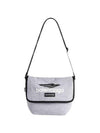 Explorer Small Messenger Bag Gray Black White 6202592AA8K1469 - BALENCIAGA - BALAAN 1