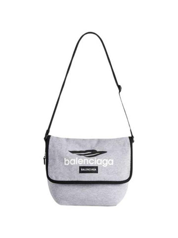 Explorer Small Messenger Bag Gray Black White 6202592AA8K1469 - BALENCIAGA - BALAAN 1