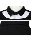 pintuck pleated long sleeve shirt black white - NEIL BARRETT - BALAAN 4