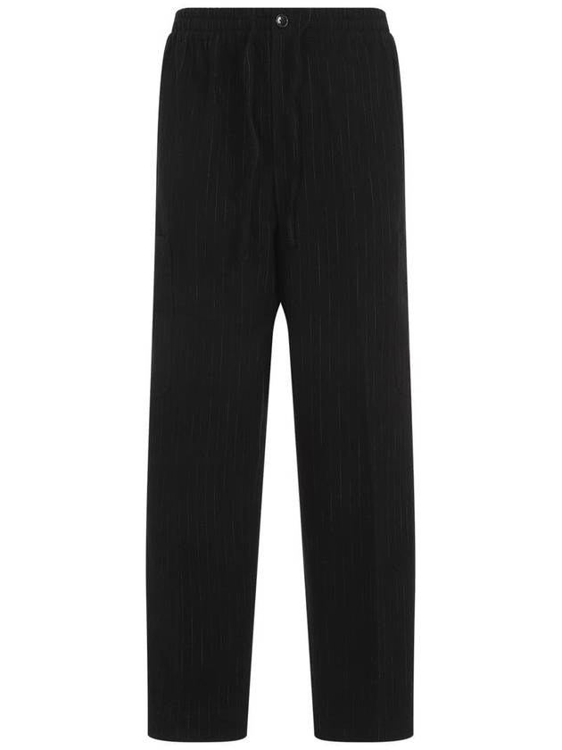 Straight Cargo Jogging Straight Pants Black - KENZO - BALAAN 2