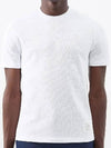 Classic Pique Rib Side Insert 4-Bar Short Sleeve T-Shirt White - THOM BROWNE - BALAAN 2