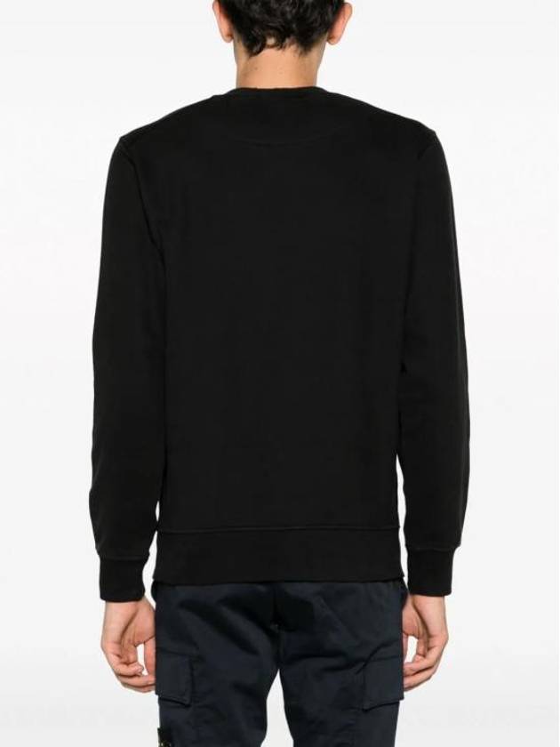 Men's Industrial One Print Sweatshirt Black - STONE ISLAND - BALAAN 5