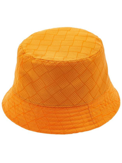 Intrecciato Jacquard Bucket Hat Tangerine - BOTTEGA VENETA - BALAAN 2