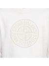 Men's Industrial One Print Sweatshirt White - STONE ISLAND - BALAAN 9