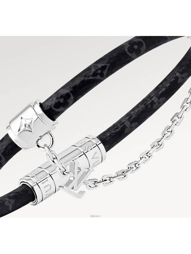 Chain It Bracelet Silver Grey - LOUIS VUITTON - BALAAN 4