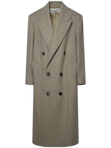 23 fw Double-breasted Herringbone Coat FCO317WV0015268 B0270522332 - AMI - BALAAN 1