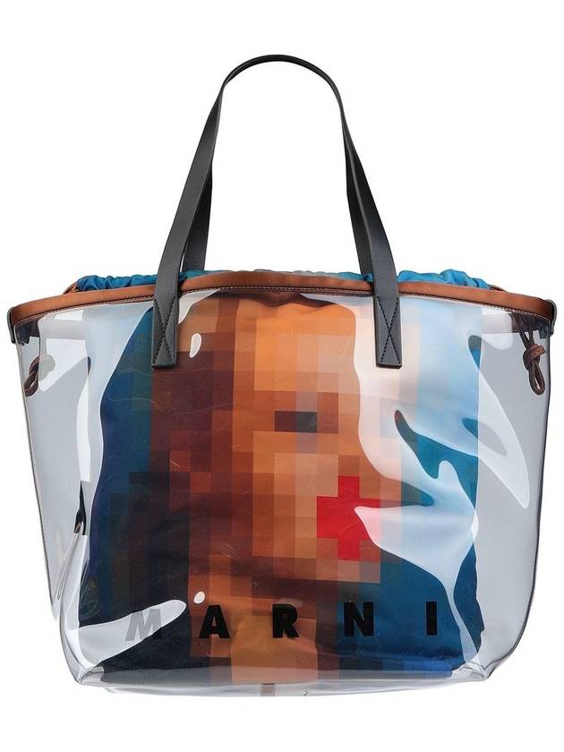 glossy pvc tote bag - MARNI - BALAAN 1