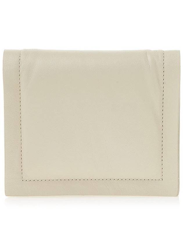 Viva Bow Compact Half Wallet Bone - SALVATORE FERRAGAMO - BALAAN 4