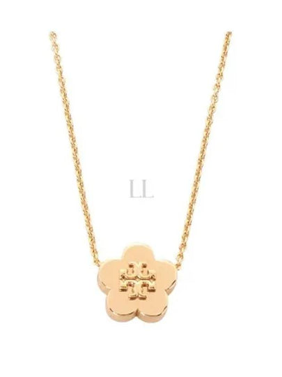 Kira Flower Pendant Necklace Gold - TORY BURCH - BALAAN 2