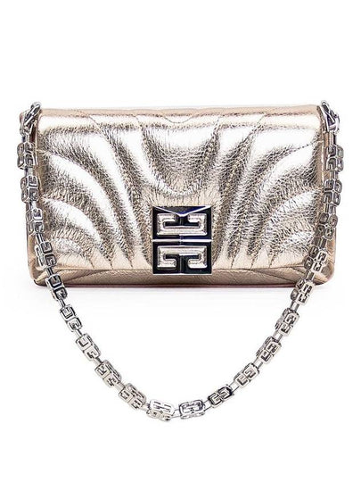 4G Micro Soft Leather Shoulder Bag Gold - GIVENCHY - BALAAN 2