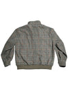 Oversized Wool Bomber Jacket Beige Check MJK2038 - IFELSE - BALAAN 3