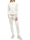 Women s Logo Patch Knit Padding Cream 9B00014M1131030 - MONCLER - BALAAN 5