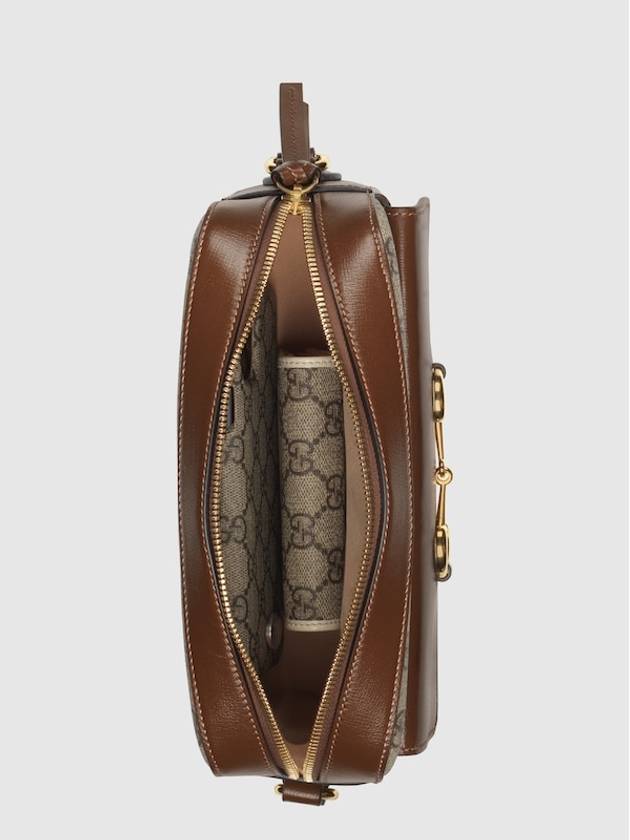 Horsebit 1955 Small Cross Bag Beige Brown - GUCCI - BALAAN 6