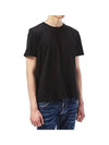 Heart snake print short sleeve t shirt black - SAINT LAURENT - BALAAN 5